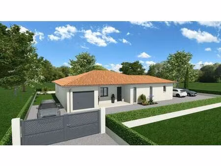 terrain avec maison neuve à vendre