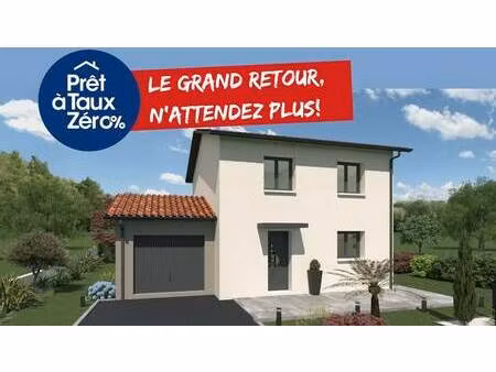 terrain avec maison neuve à vendre