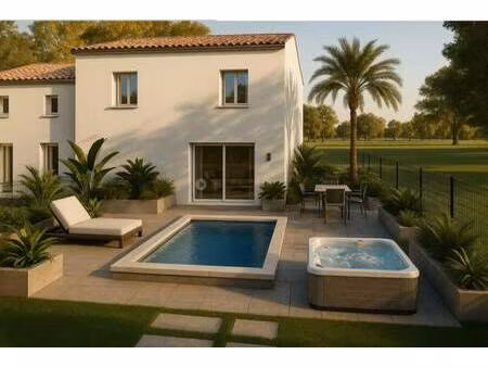 terrain avec maison neuve à vendre