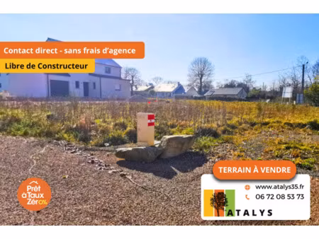 vente terrain à monterfil (35160) : à vendre / monterfil