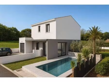 terrain avec maison neuve à vendre