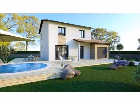 terrain avec maison neuve à vendre