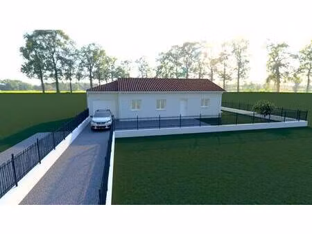 terrain avec maison neuve à vendre
