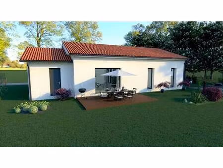 terrain avec maison neuve à vendre