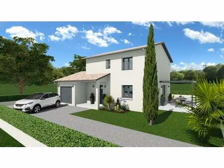 terrain avec maison neuve à vendre