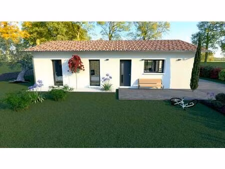 terrain avec maison neuve à vendre