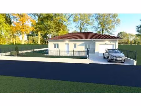 terrain avec maison neuve à vendre