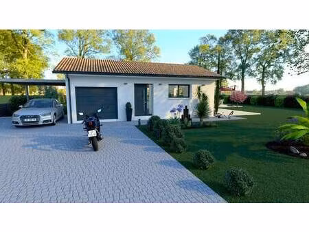 terrain avec maison neuve à vendre