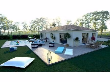 terrain avec maison neuve à vendre