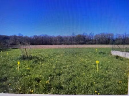 terrain constructible viabilisé à vendre