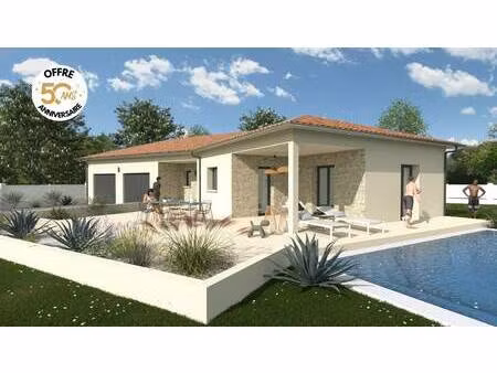 terrain avec maison neuve à vendre