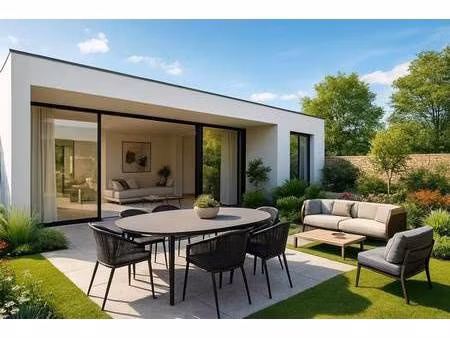 terrain avec maison neuve à vendre