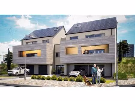 magnifique duplex 3ch avec garage vendu en gros oeuvre ferme