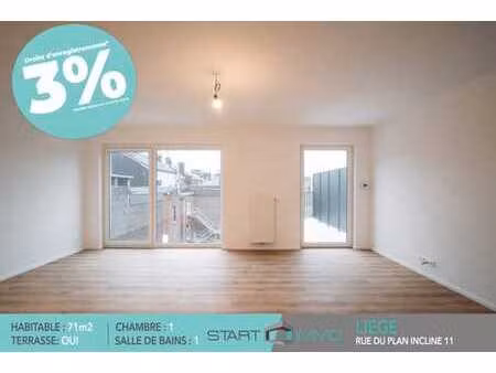 magnifique appartement (71m²)  1 chambre avec terrasse.