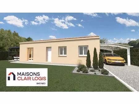 terrain avec maison neuve à vendre