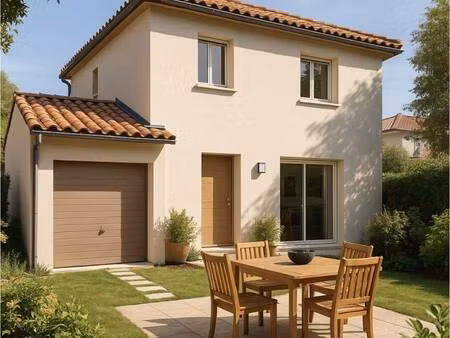 terrain avec maison neuve à vendre