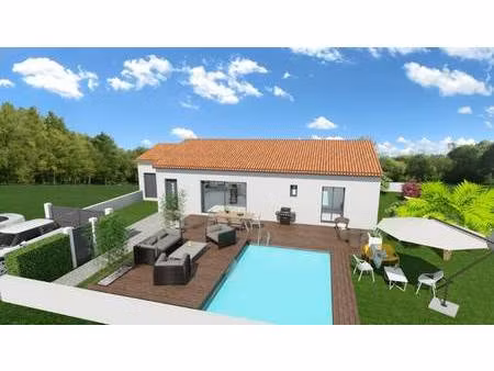 terrain avec maison neuve à vendre