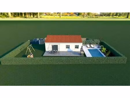 terrain avec maison neuve à vendre