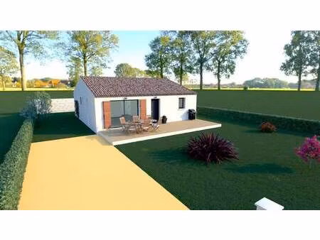 terrain avec maison neuve à vendre