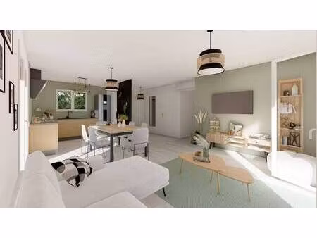 terrain avec maison neuve à vendre