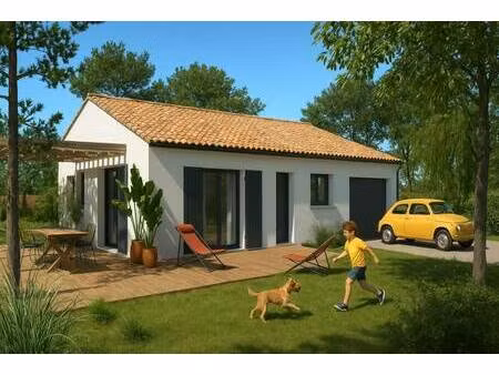 terrain avec maison neuve à vendre