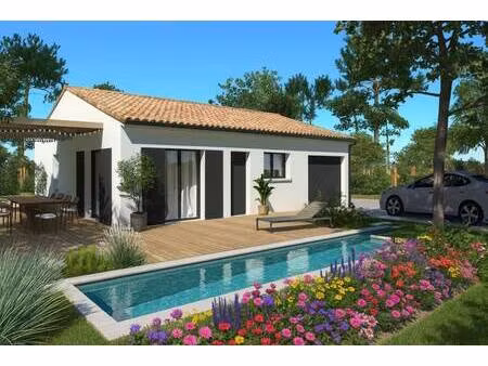 terrain avec maison neuve à vendre