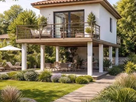 terrain avec maison neuve à vendre