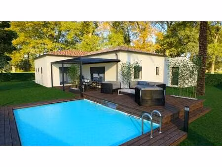 terrain avec maison neuve à vendre