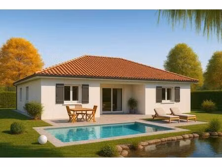 terrain avec maison neuve à vendre