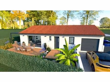 terrain avec maison neuve à vendre