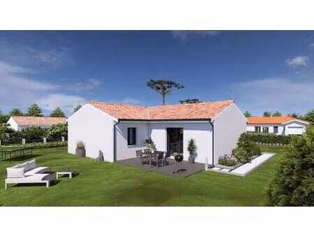 terrain avec maison neuve à vendre