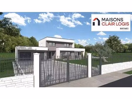 terrain avec maison neuve à vendre