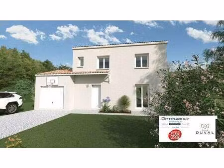 terrain avec maison neuve à vendre