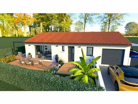 terrain avec maison neuve à vendre