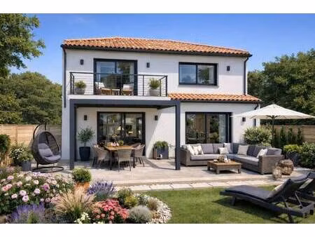 terrain avec maison neuve à vendre