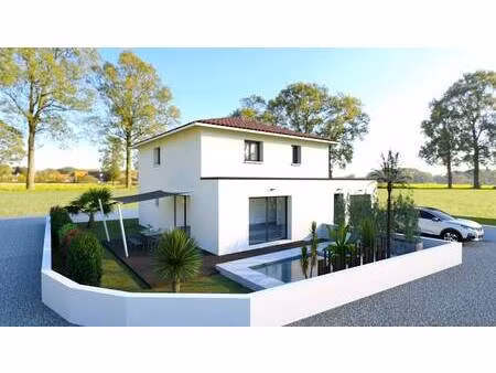 terrain avec maison neuve à vendre