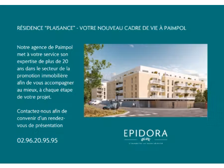 vente programme neuf appartement à paimpol (22500) : à vendre appartement / 41m² paimpol
