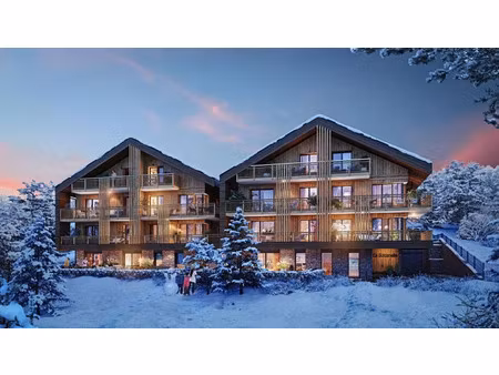 vente appartement 3 pièces 49.82 m² à les carroz d'araches (74300)  469 200 €