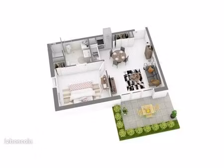 appartement 2 pièces 42 m²