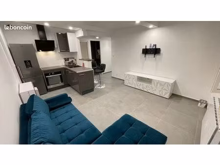 loue t2 meublé 40 m²  refait à neuf  lumineux et traversant