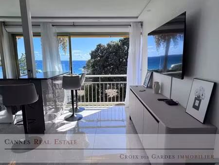 cannes – exceptionnel 2 pièces en première ligne mer