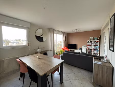 appartement saint jean de braye 2 pièce(s) 44.71m2 - séjour - une chambre - cuisine a/e - 