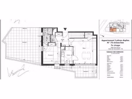 appartement 5 pièces 110 m²