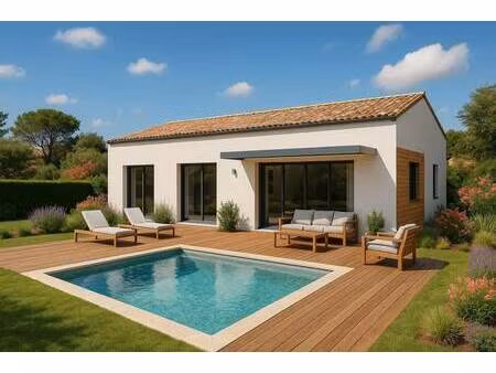 terrain avec maison neuve à vendre