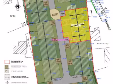 vente terrain à plogonnec (29180)  48 600 €