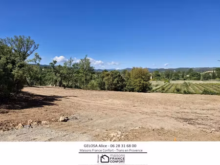 vente terrain 1523 m² à carces (83570)  165 000 €