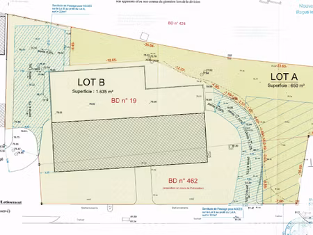 vente terrain 650 m² à orsay (91400)  400 000 €