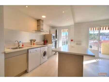 à louer : 3 pièces rénové avec box - résidence avec piscine à vallauris