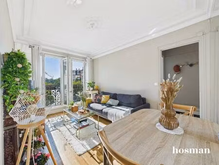 charmant 2 pièces de 41 m2- traversant et lumineux - boulevard poniatowski  paris 12ème