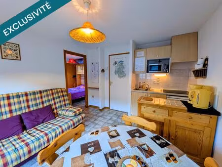 appartement 2 pièces avec parking au pied des pistes